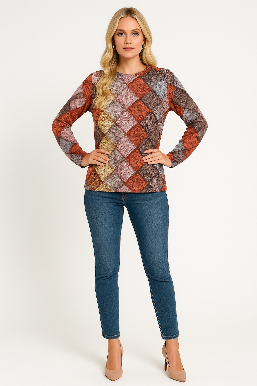 Women's Sweater Lightweight Knit Pullover