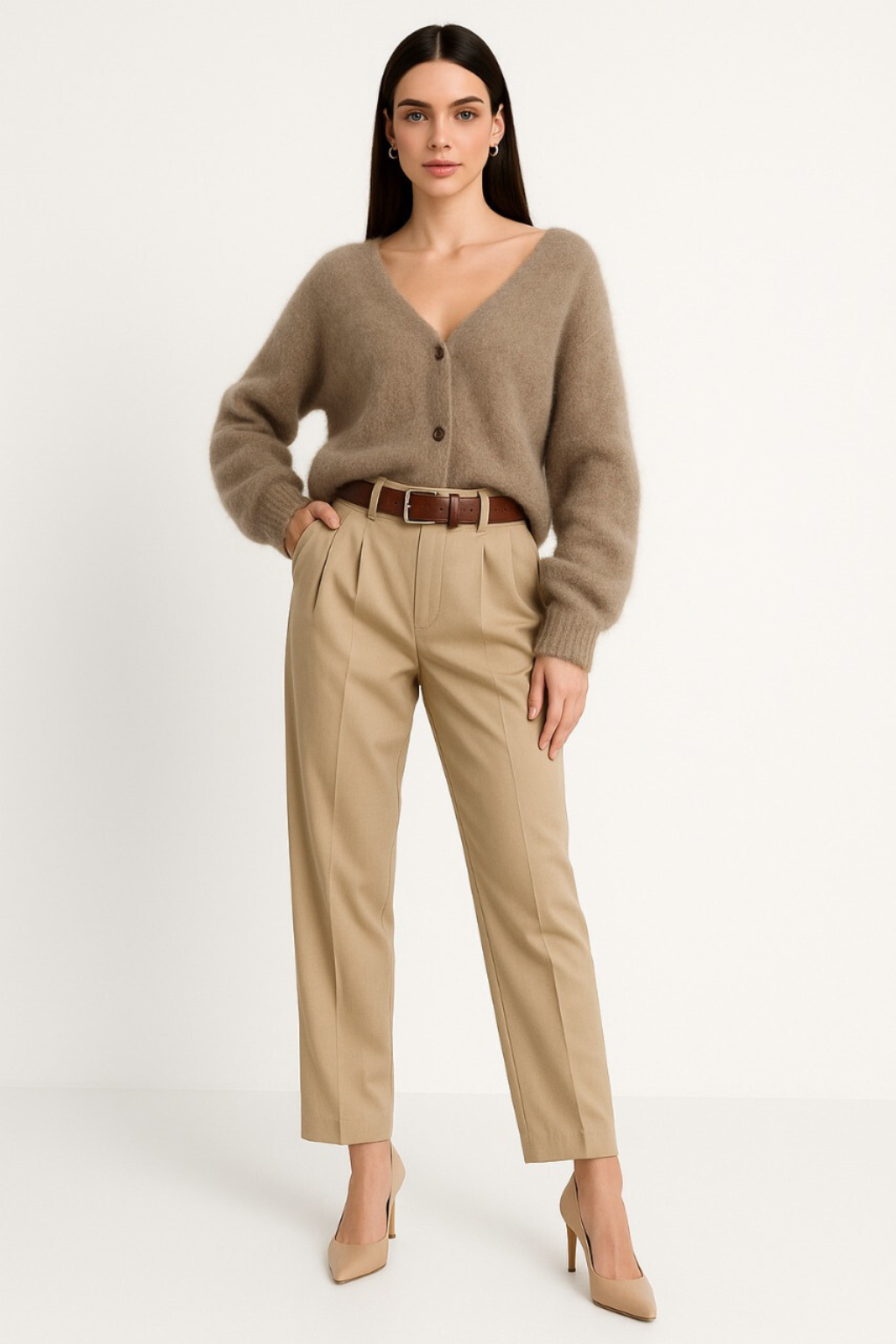 Women's Wool Knit Cardigan