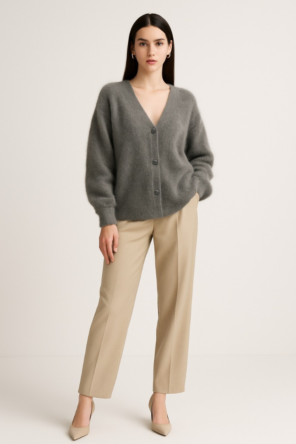 Women's Wool Knit Cardigan