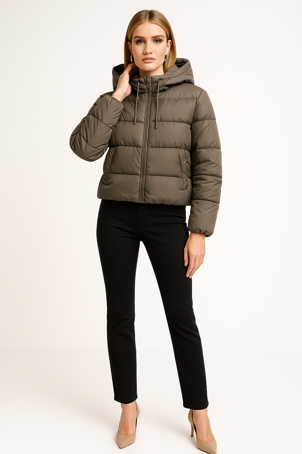 Women’s Hooded Puffer Quilted Jacket