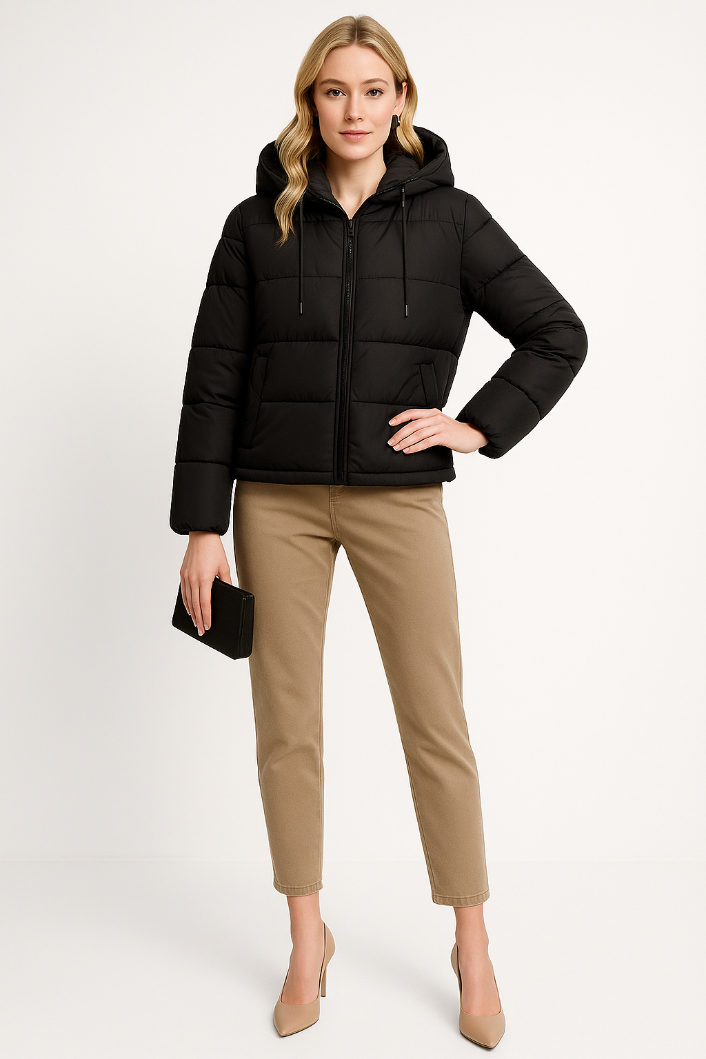 Women’s Hooded Puffer Quilted Jacket