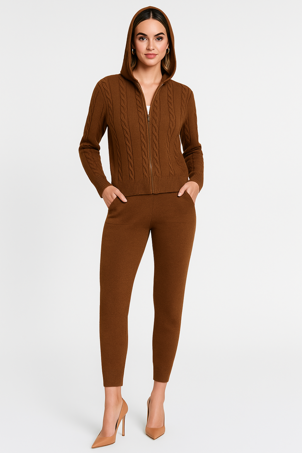 Women's Hooded Two-Piece Set