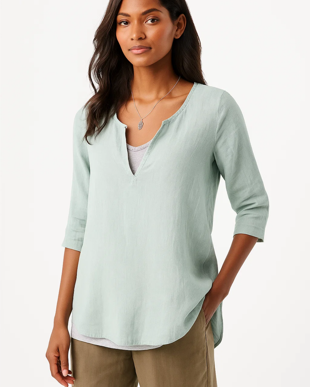 Women's Layered Casual Summer Blouse
