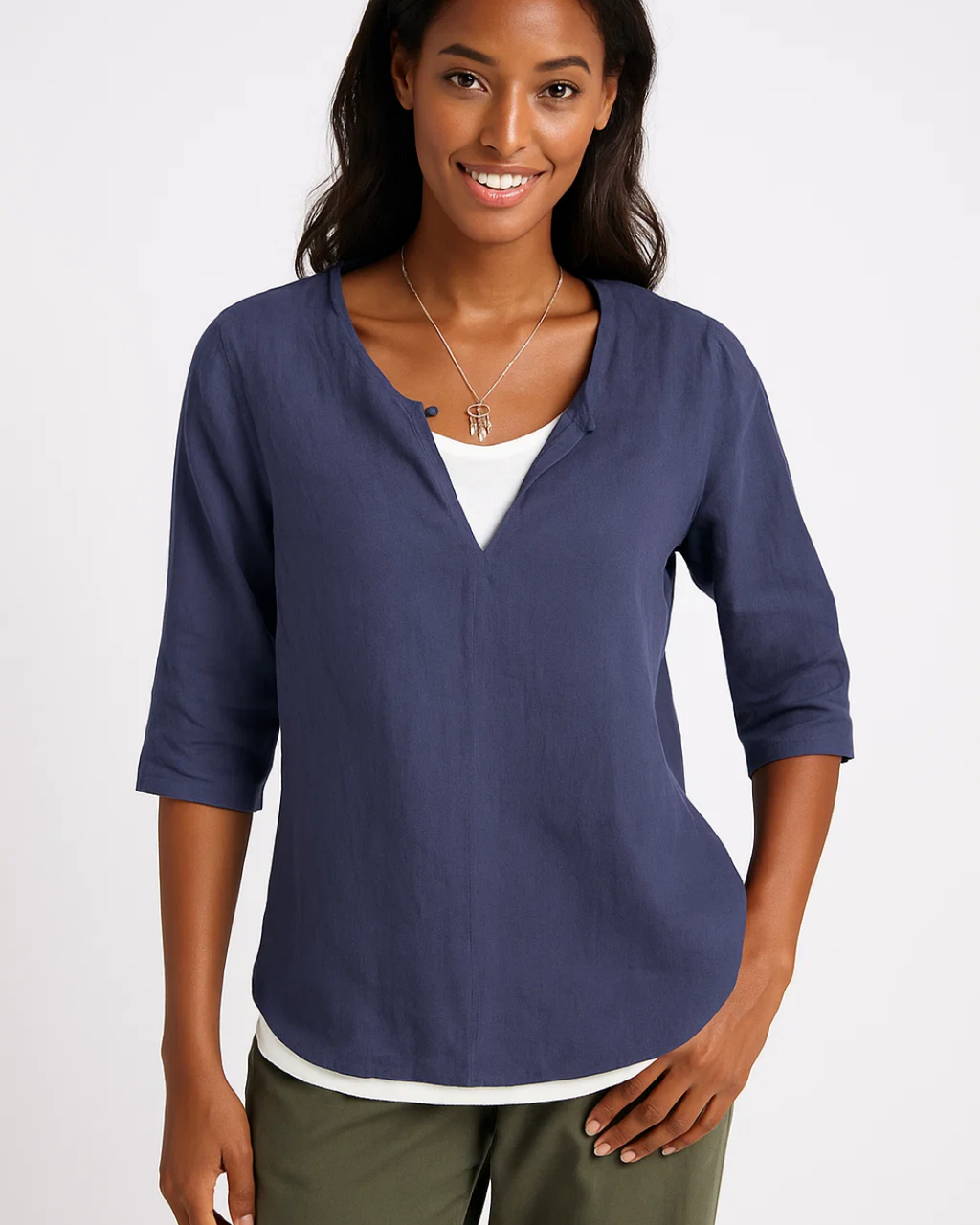 Women's Layered Casual Summer Blouse