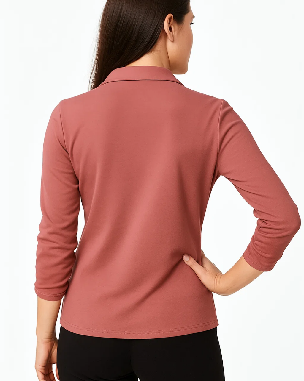 Women's Long-Sleeve Blazer With Structured Shape