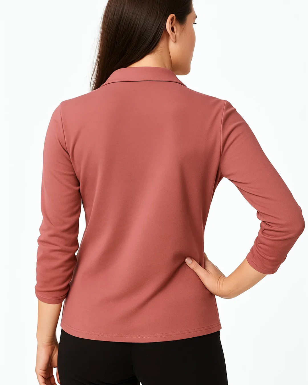 Women's Long-Sleeve Blazer With Structured Shape