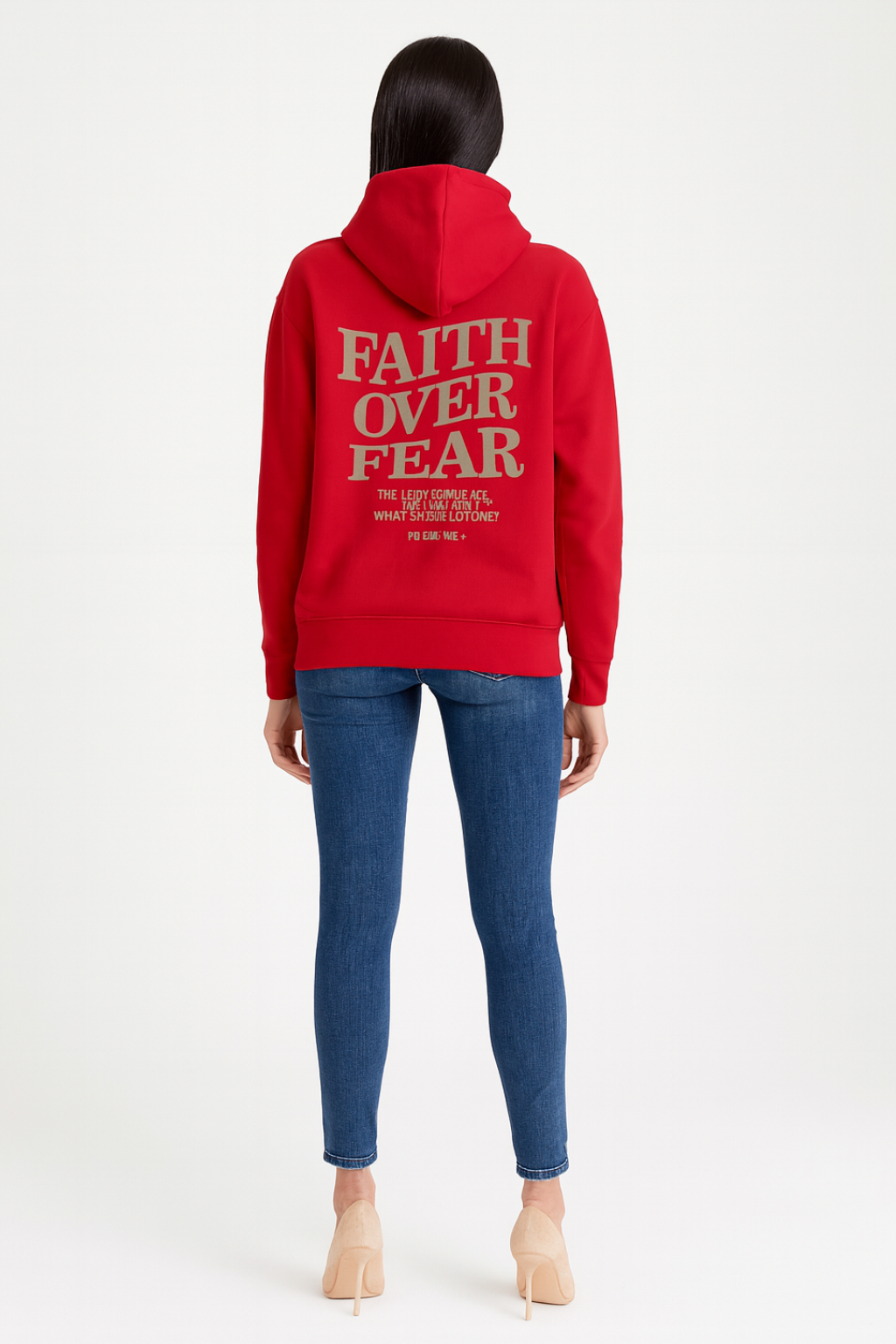 Women’s Oversized Faith Over Fear Hoodie