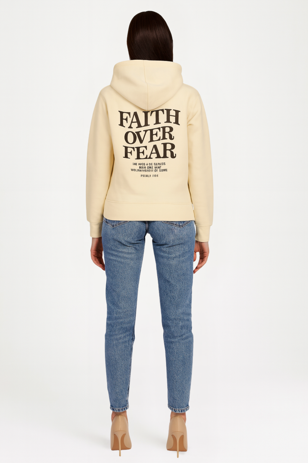 Women’s Oversized Faith Over Fear Hoodie