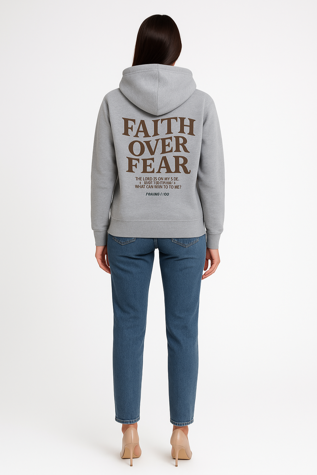 Women’s Oversized Faith Over Fear Hoodie