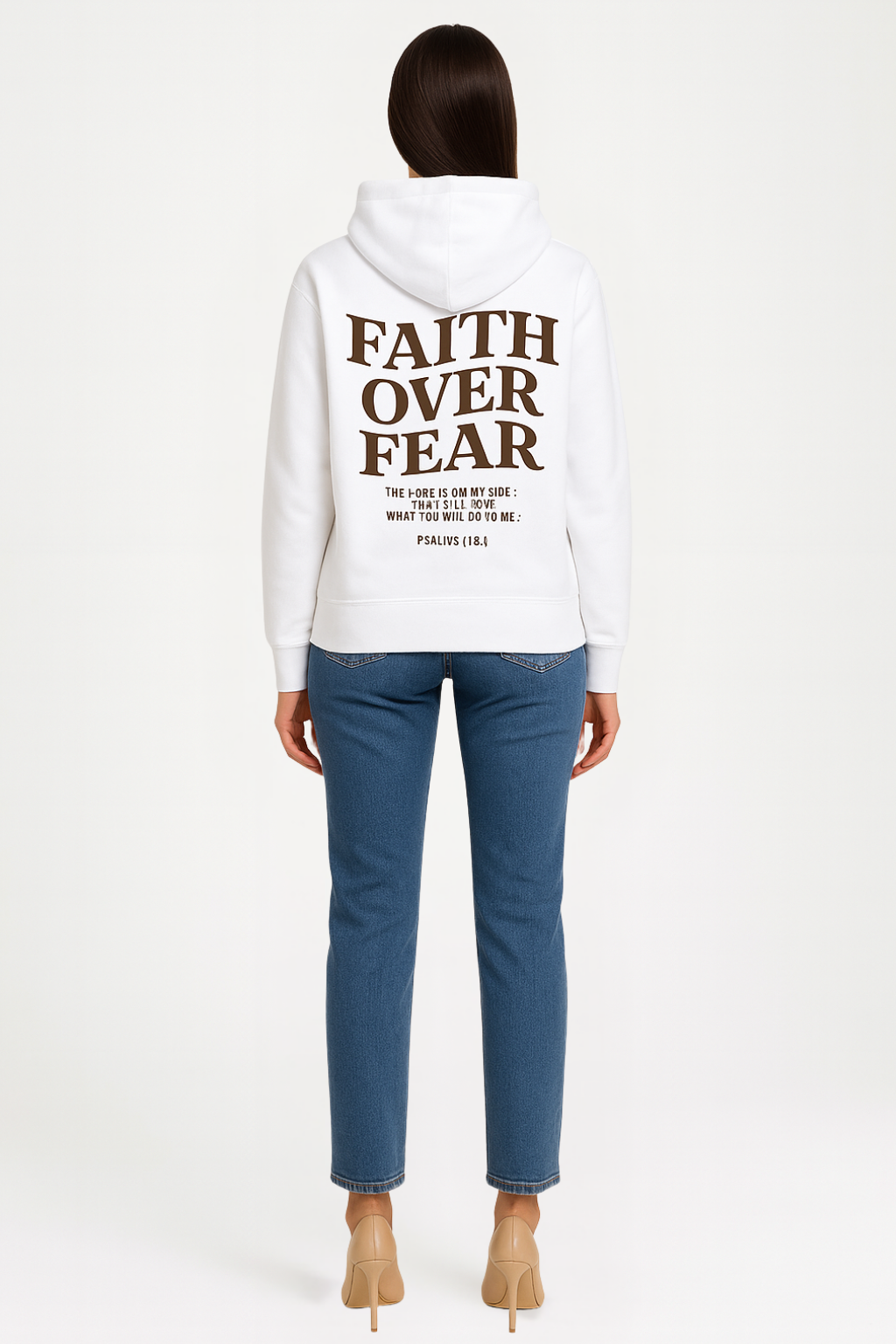 Women’s Oversized Faith Over Fear Hoodie