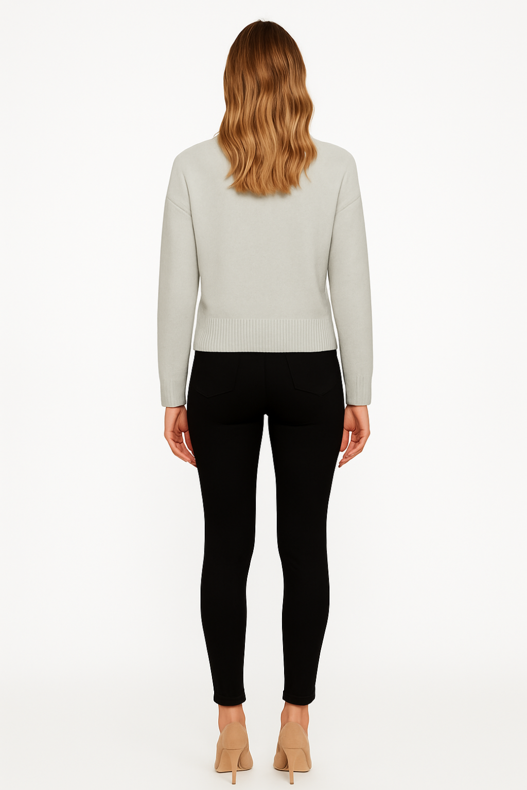 Women’s Pink Heart Pattern Sweater