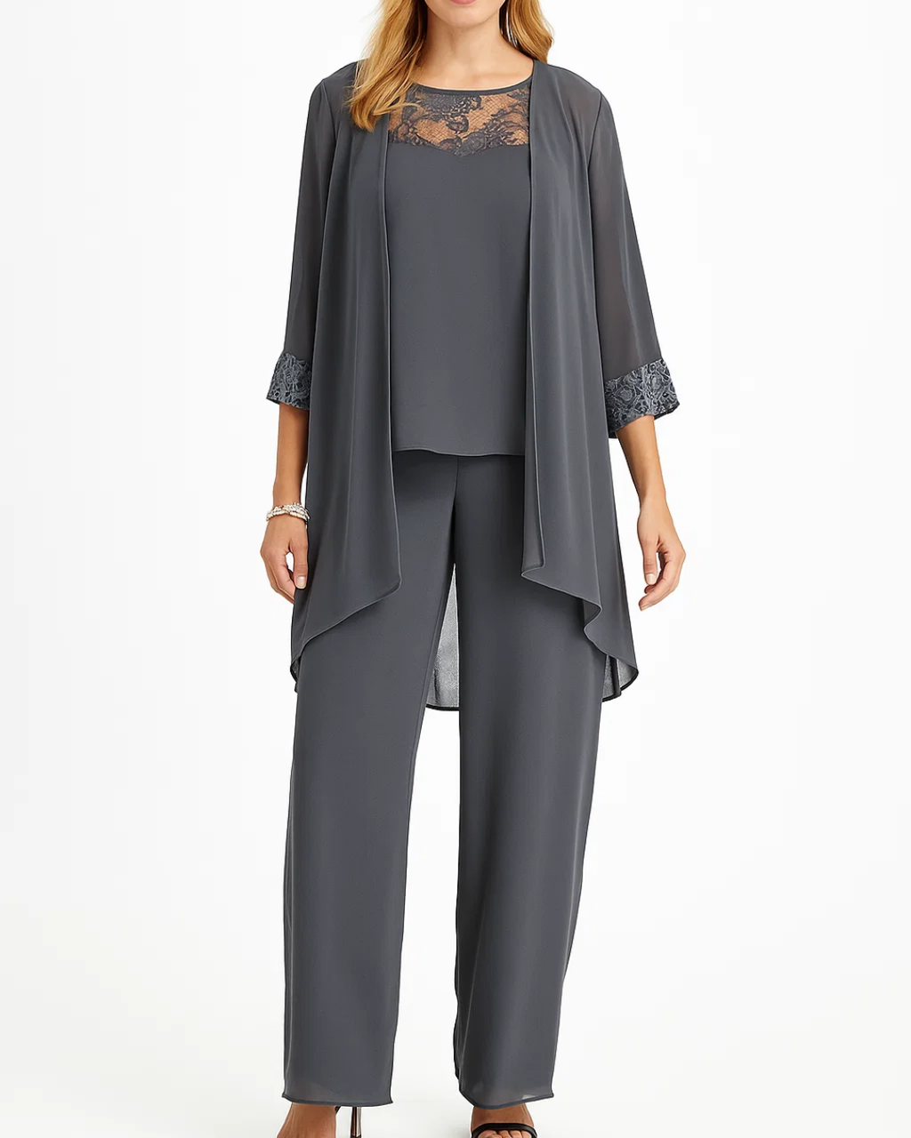 Women's Three-Piece Formal Set With Coordinated Fit