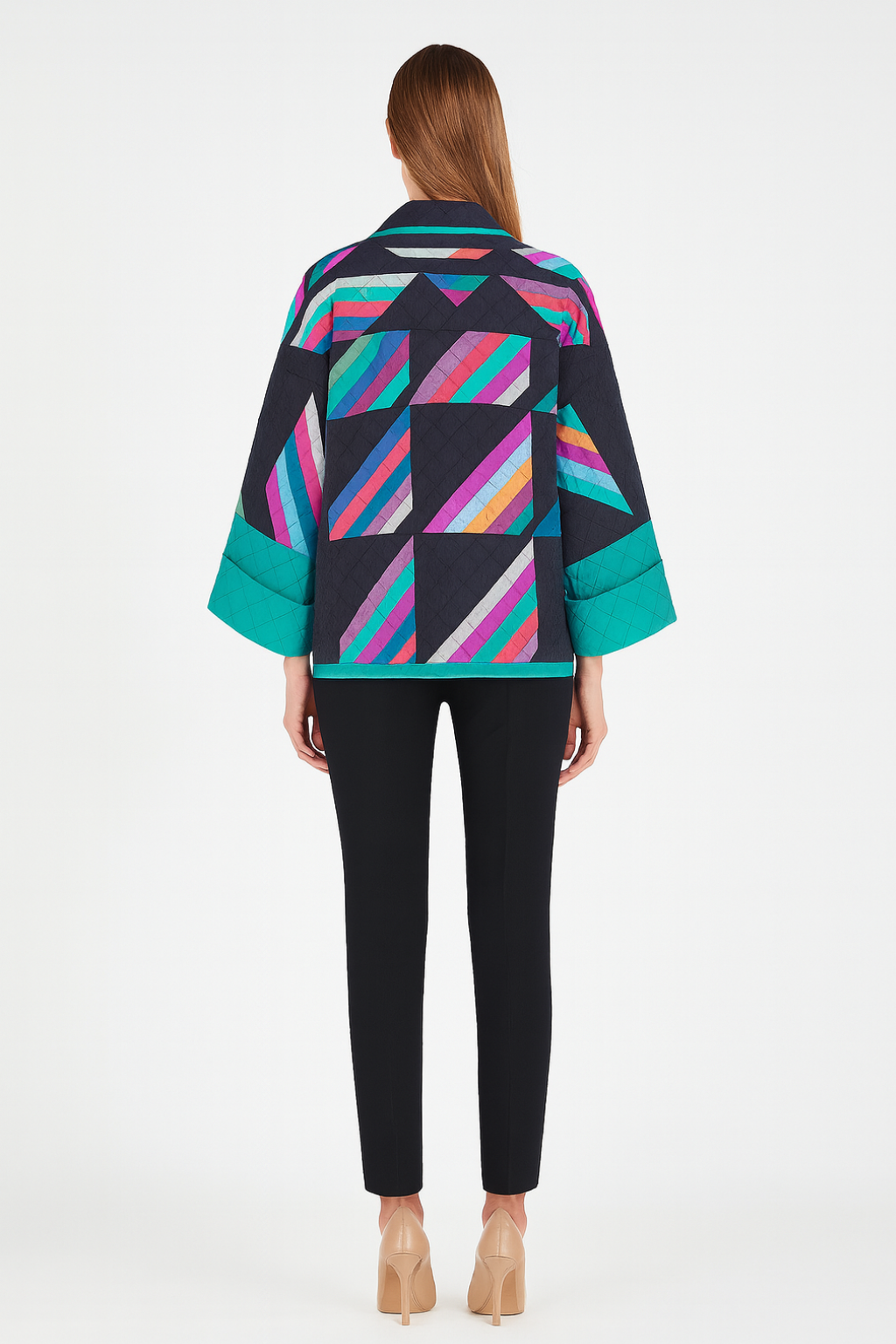 Women’s V-Neck Vintage Jacket