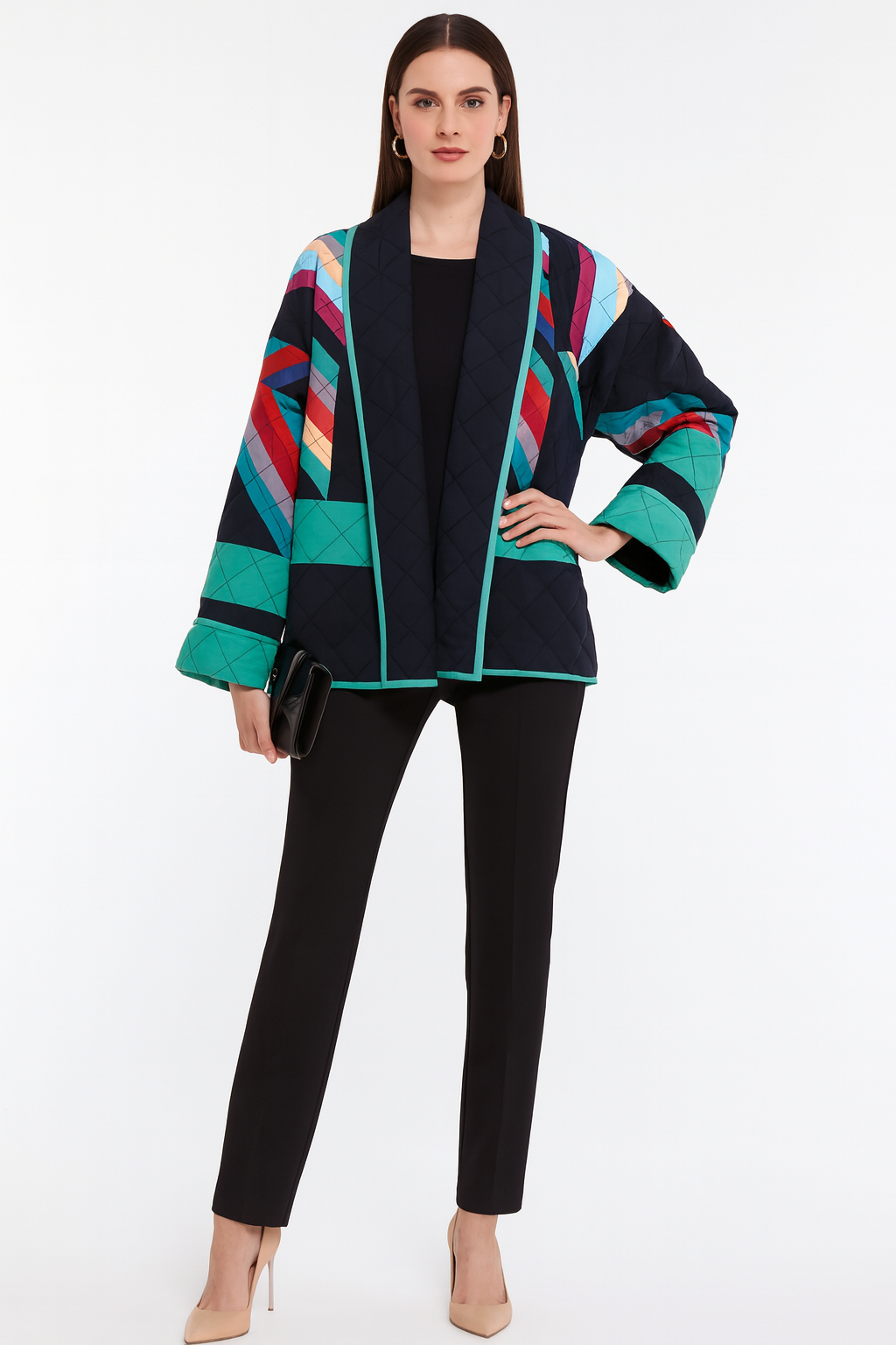 Women’s V-Neck Vintage Jacket