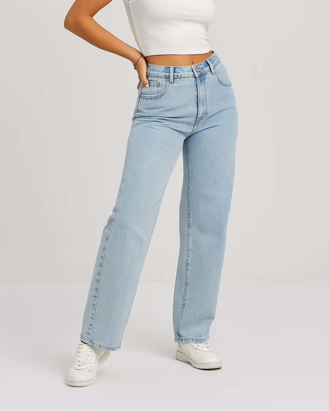 Women’s Chic Baggy Jeans Trousers