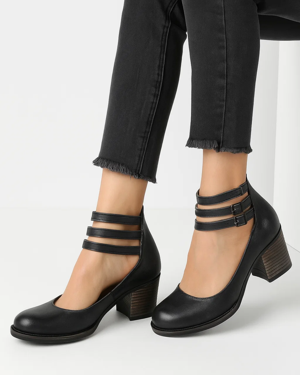 Women's Elegant Block Heel Pumps