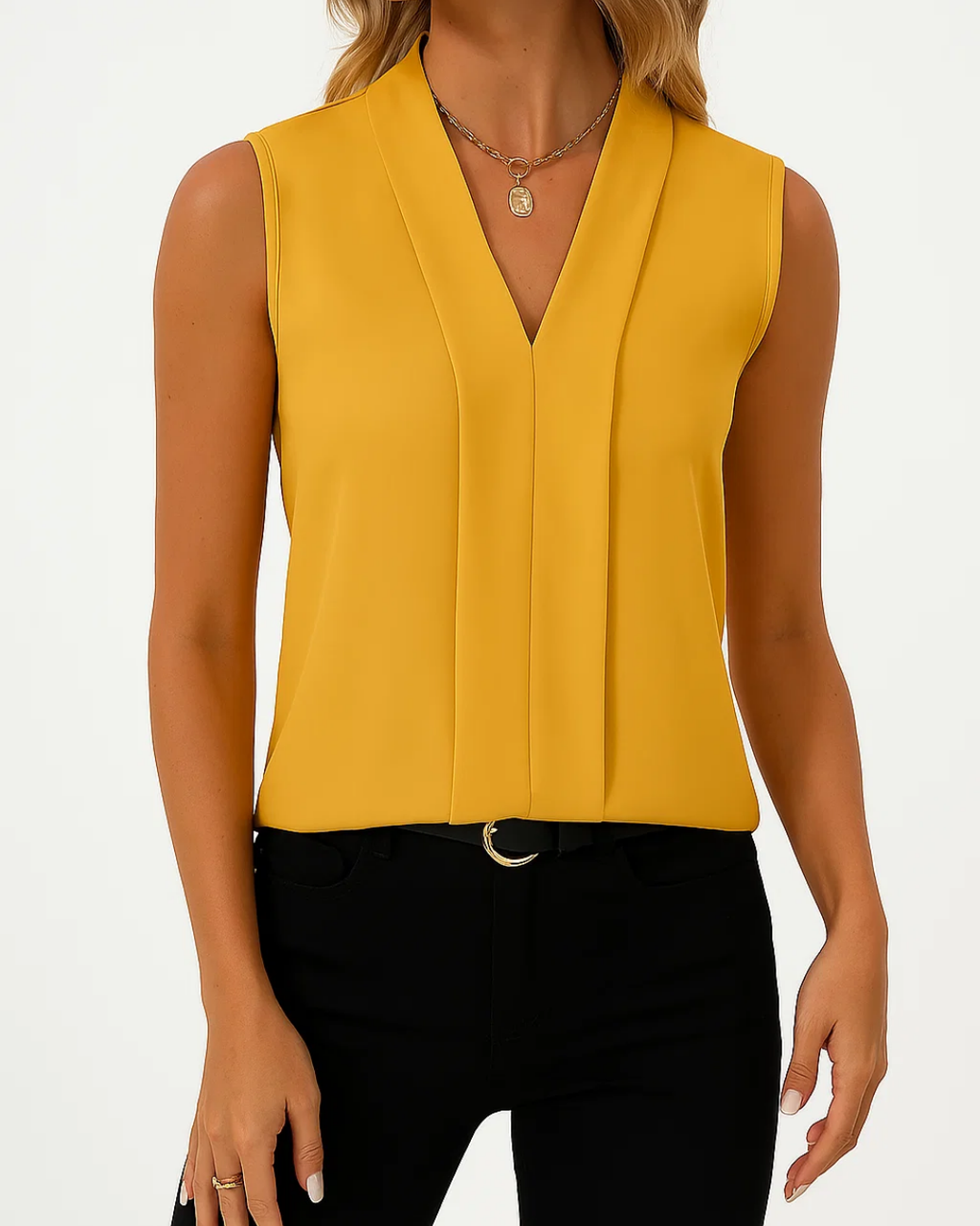Women’s Elegant Sleeveless Blouse
