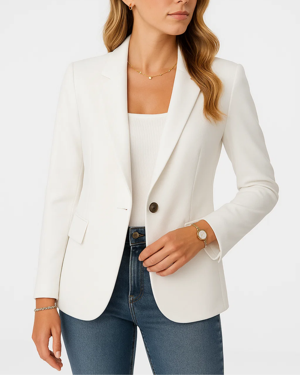 Women's Fitted Business Casual Blazer