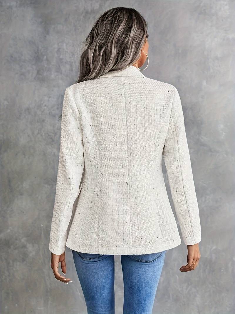 Women’s Long Sleeve Blazer with Lapel Collar