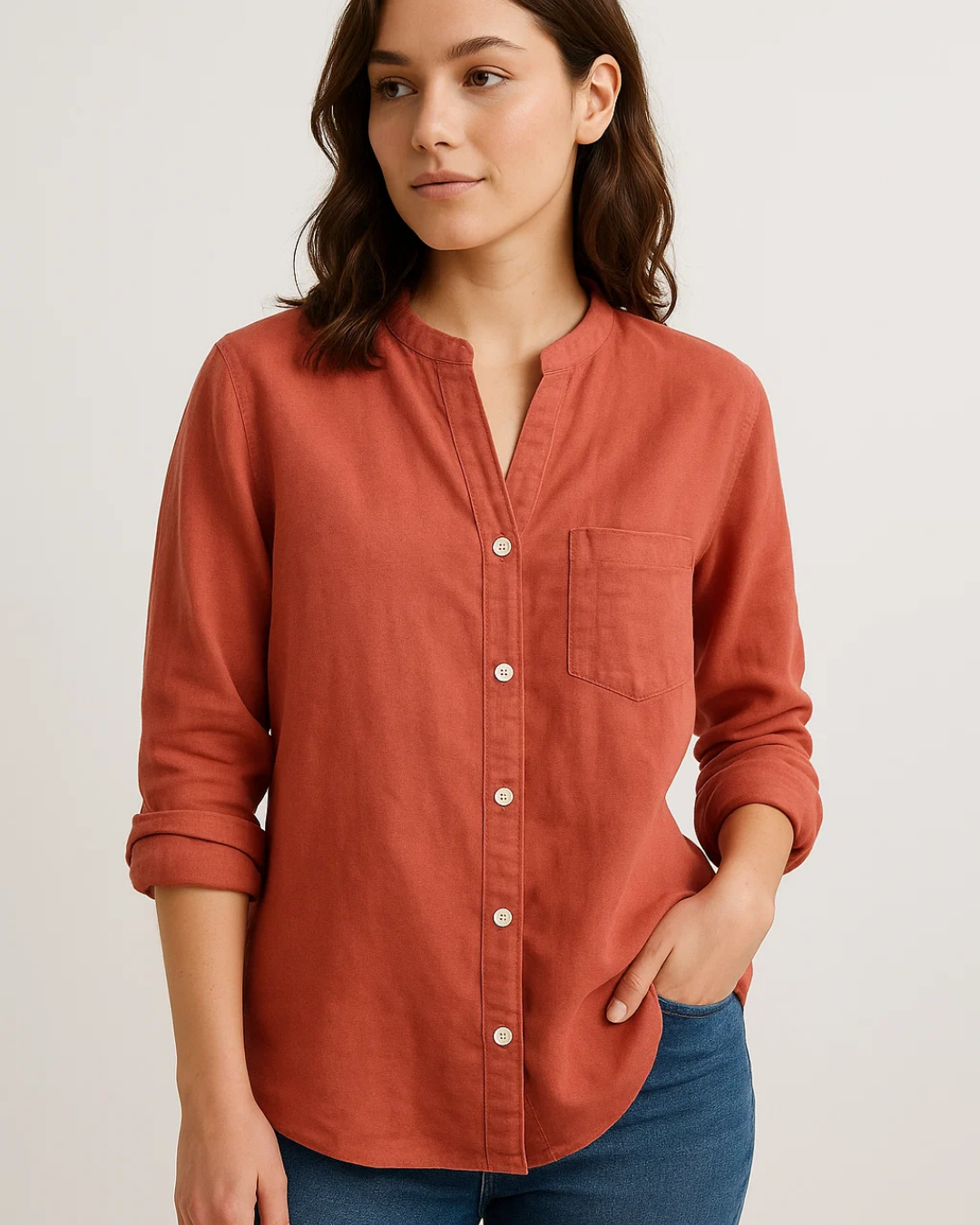 Women's Loose Fit Casual Blouse