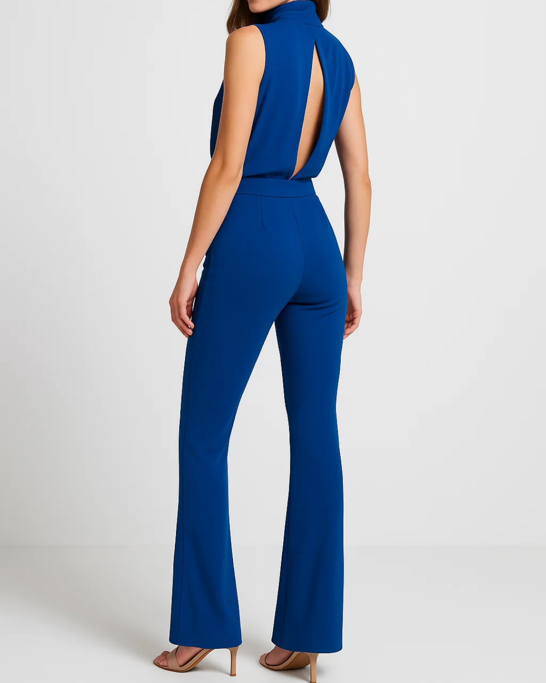 Women’s Shoulder Jumpsuit with Asymmetrical Cut