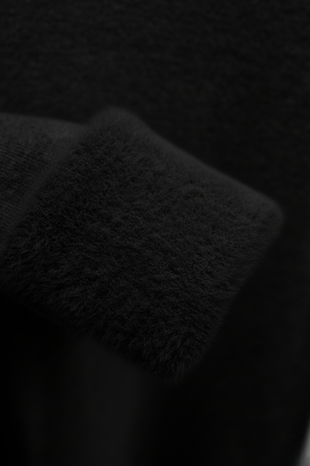 Black Fleece Lined Thermal Turtleneck