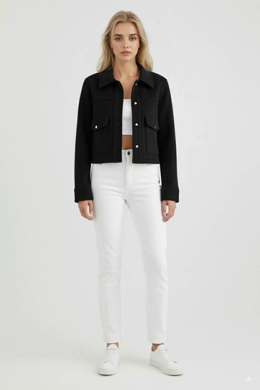 Women's Elegant Jacket - Black