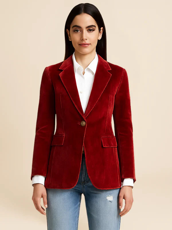 Gabriella | Velvet Blazer for Women