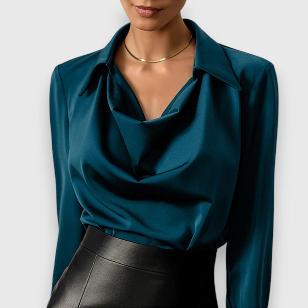Remi | Women's Cowl Neck Blouse