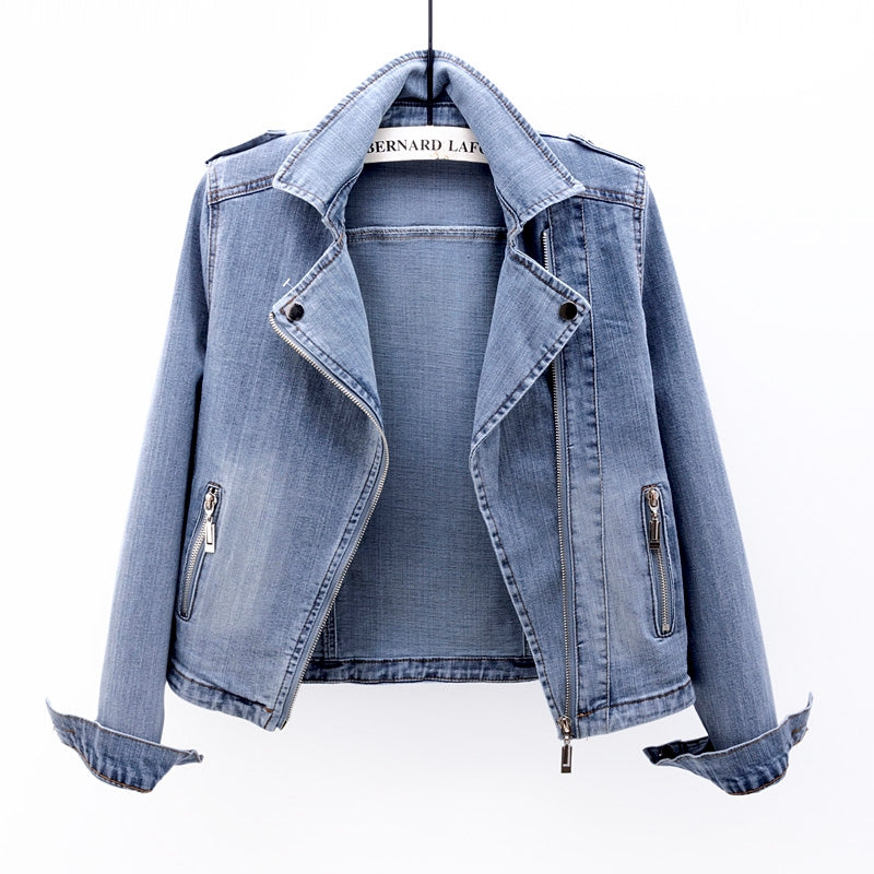 Isabella | Women's Vintage Washed Denim Jacket