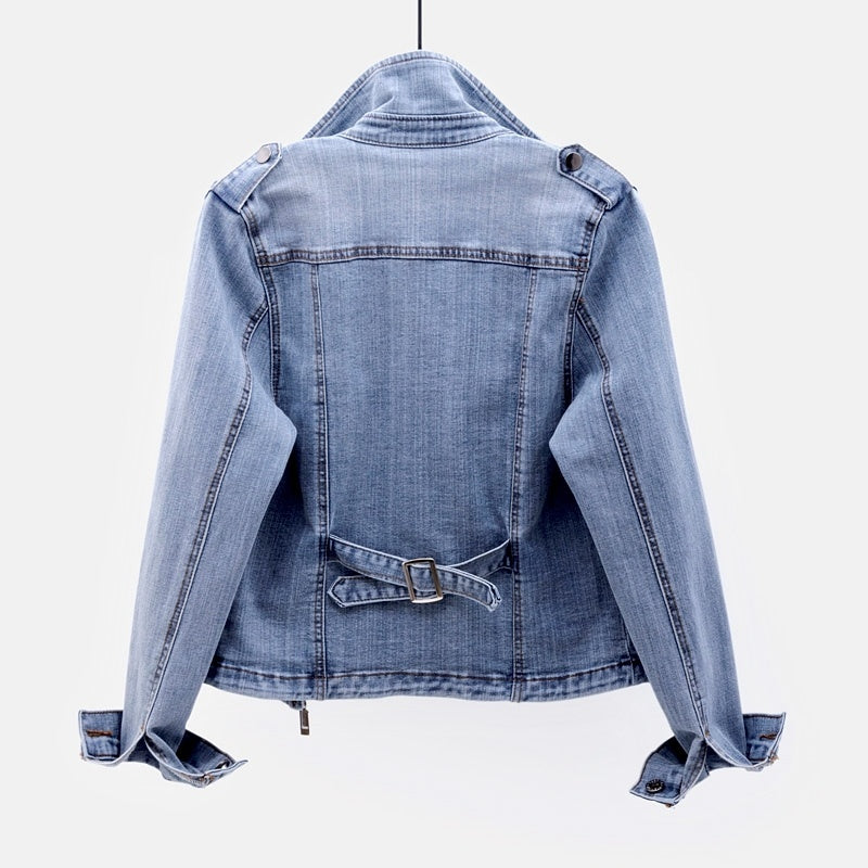 Isabella | Women's Vintage Washed Denim Jacket