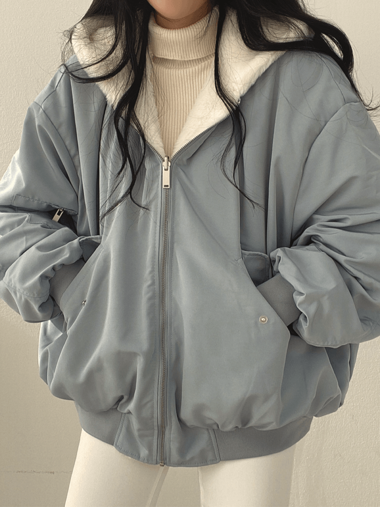 Quinn | Women's Oversized Bomber Jacket