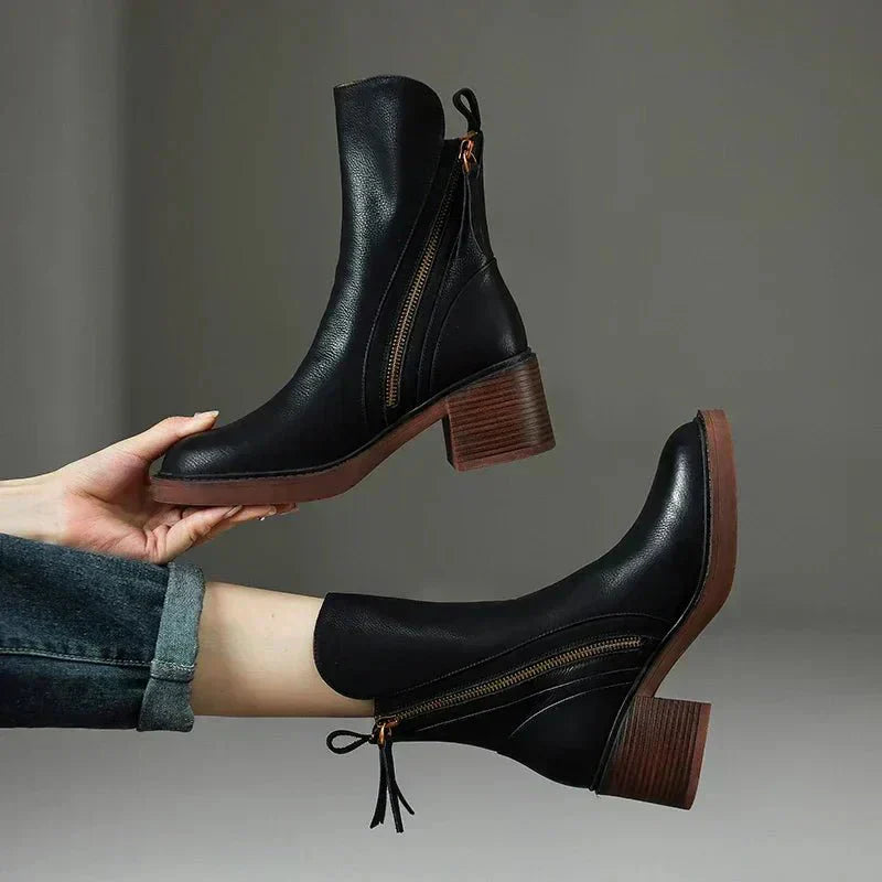Reese | Women's Leather Ankle Boots