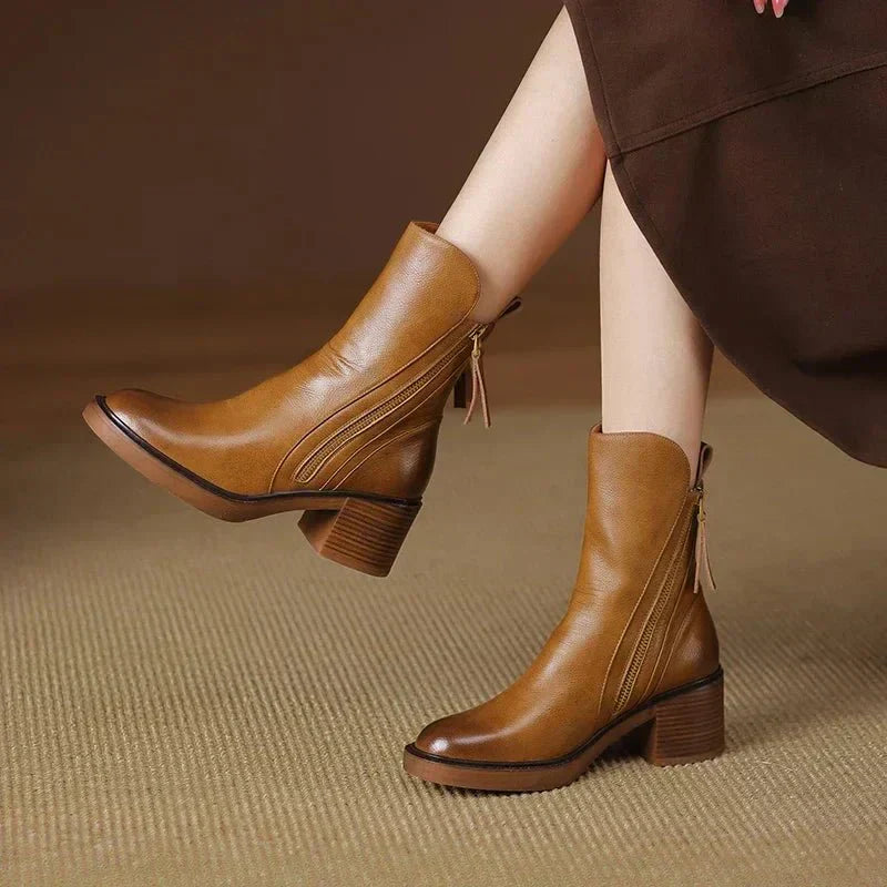 Reese | Women's Leather Ankle Boots