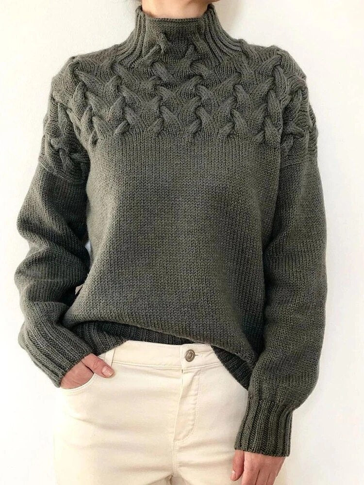 Nylah | Women’s Knitted Turtleneck Sweater