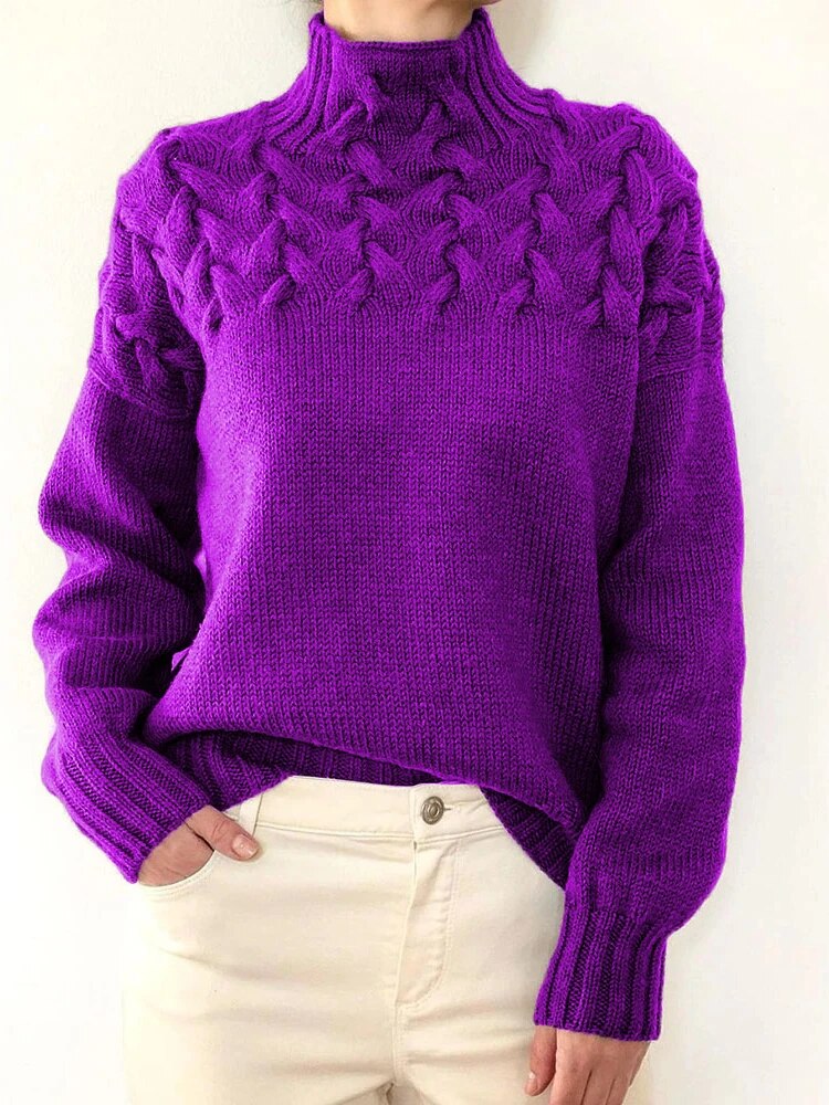Nylah | Women’s Knitted Turtleneck Sweater