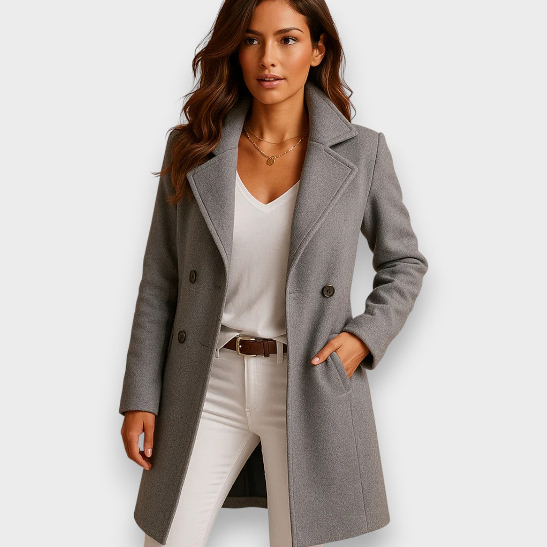 Amara - Elegant Wool Coat